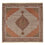 Tappeto Persero - Tabriz - Reale quadrato  - 203 x 200 cm - marrone chiaro