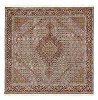 Tappeto Persero - Tabriz - Reale quadrato  - 208 x 198 cm - marrone chiaro