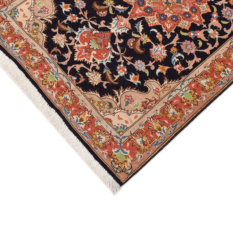 Tappeto corsia Tappeto Persero - Tabriz - Reale - 380 x 75 cm - blu scuro