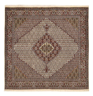 Tappeto Persero - Tabriz - Reale quadrato  - 205 x 202 cm - marrone