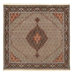 Tappeto Persero - Tabriz - Reale quadrato  - 208 x 200 cm - sabbia
