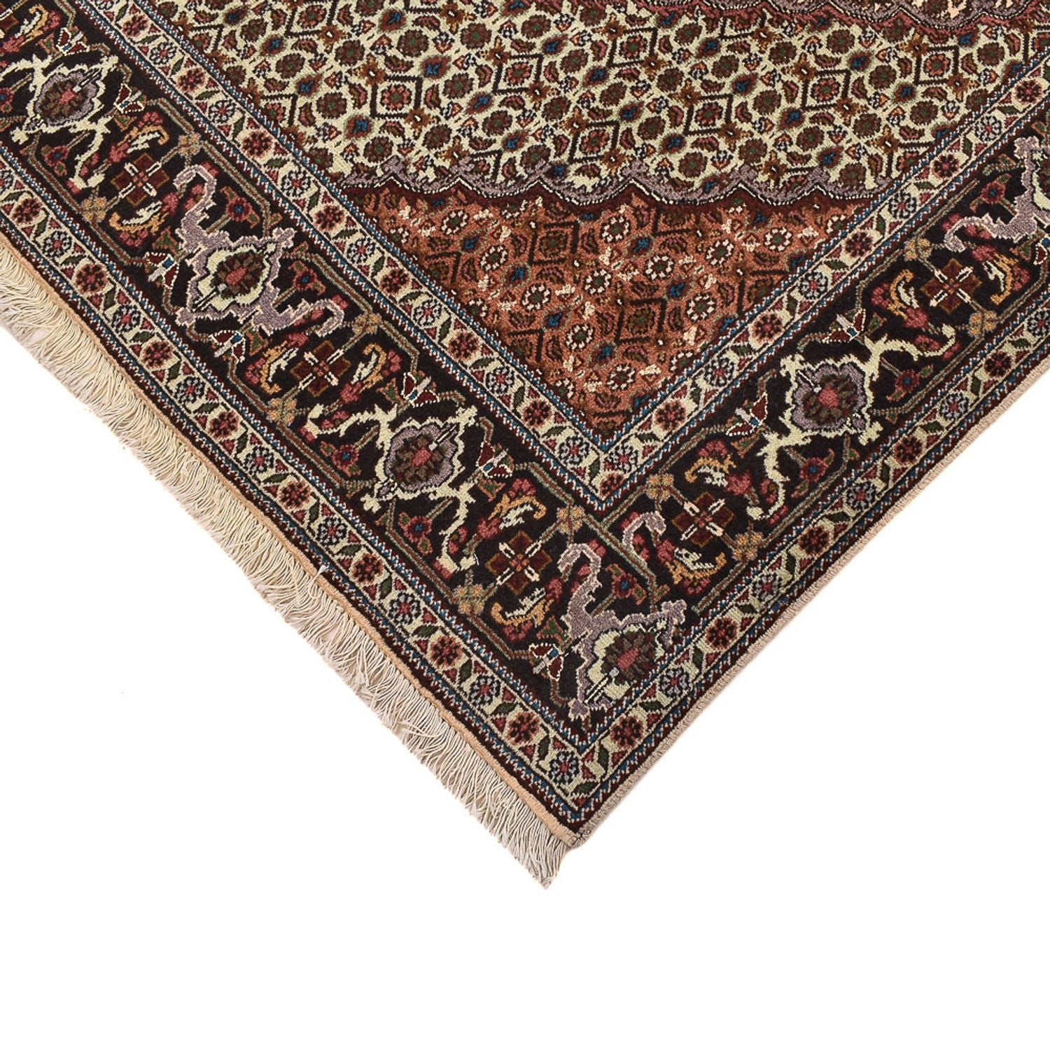 Tappeto Persero - Tabriz - Reale quadrato  - 208 x 200 cm - sabbia