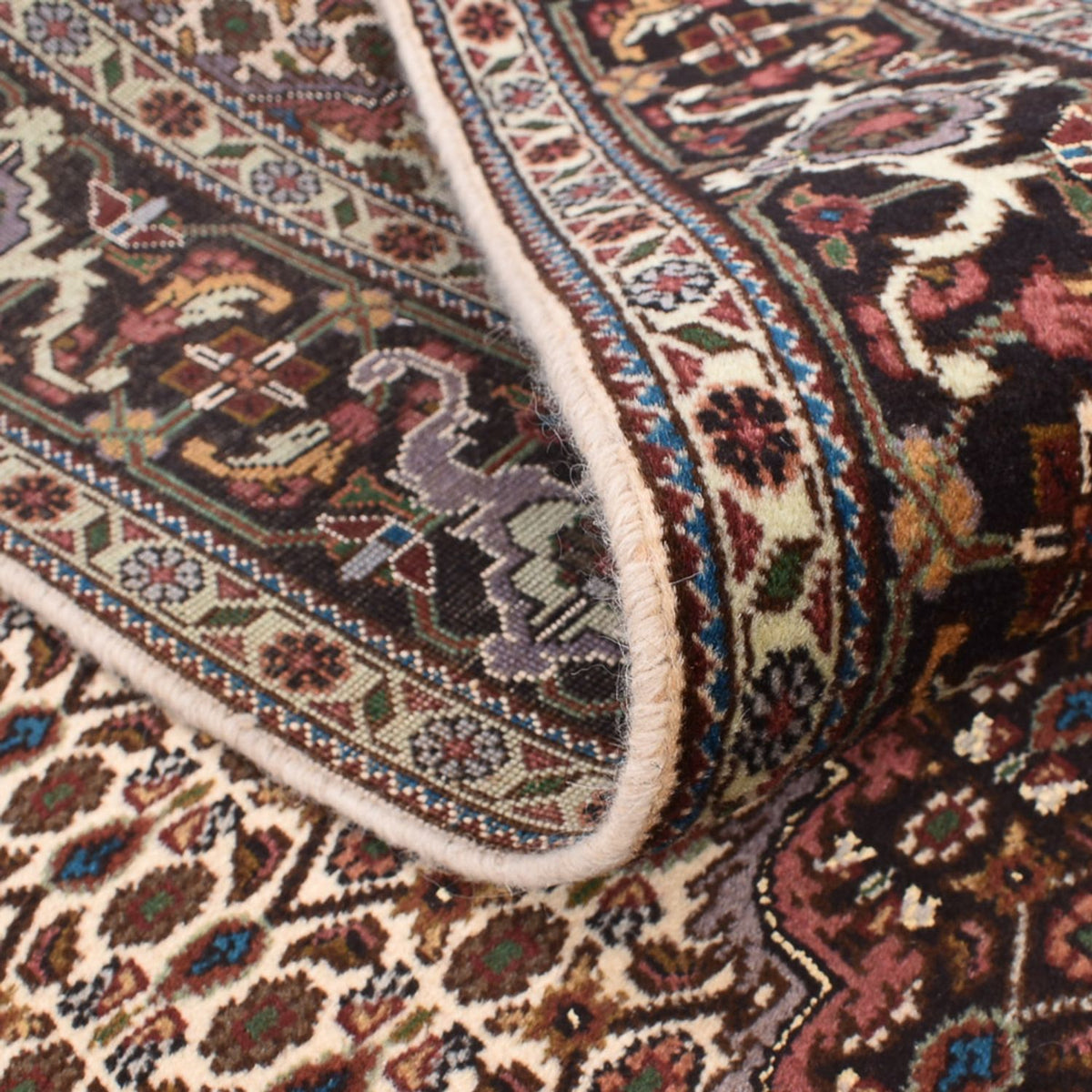 Tappeto Persero - Tabriz - Reale quadrato  - 208 x 200 cm - sabbia