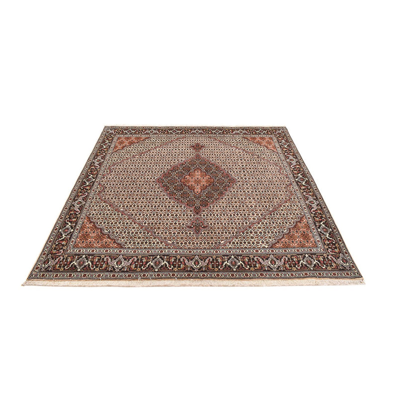 Tappeto Persero - Tabriz - Reale quadrato  - 208 x 200 cm - sabbia