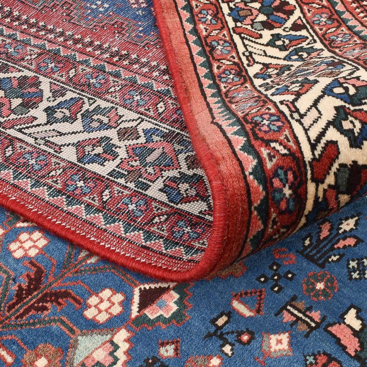Tappeto Gabbeh - Kashkuli Persero - 212 x 155 cm - blu scuro