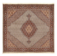 Tappeto Persero - Tabriz - Reale quadrato  - 204 x 198 cm - marrone chiaro