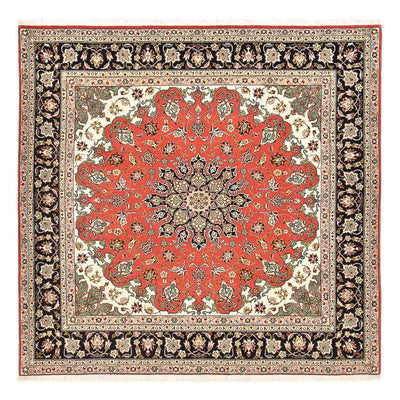 Tappeto Persero - Tabriz - Reale quadrato  - 204 x 200 cm - rosso