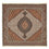 Tappeto Persero - Tabriz - Reale quadrato  - 199 x 198 cm - marrone chiaro