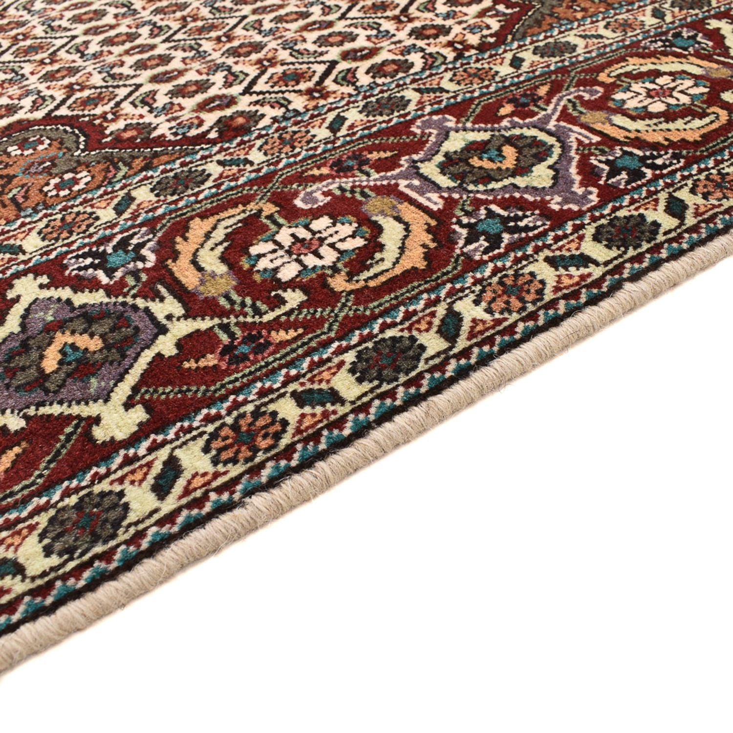 Tappeto Persero - Tabriz - Reale quadrato  - 199 x 198 cm - marrone chiaro