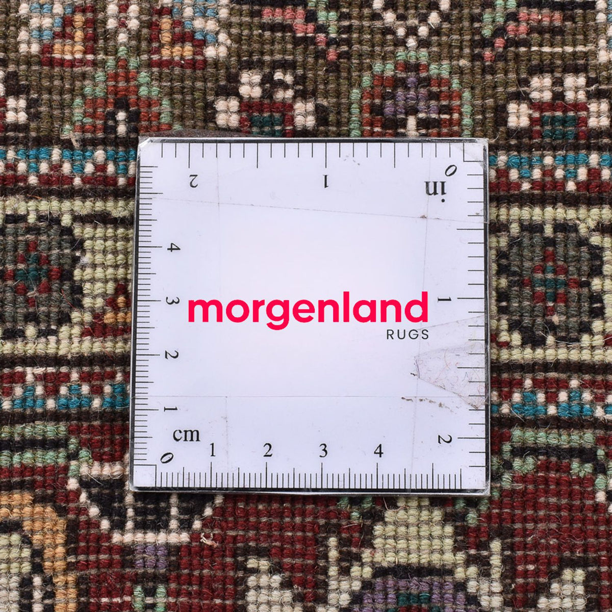 Tappeto Persero - Tabriz - Reale quadrato  - 199 x 198 cm - marrone chiaro