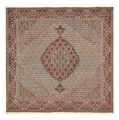 Tappeto Persero - Tabriz - Reale quadrato  - 205 x 204 cm - marrone chiaro