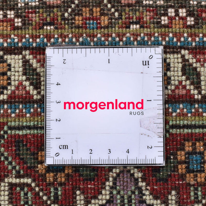 Tappeto Persero - Tabriz - Reale quadrato  - 205 x 204 cm - marrone chiaro