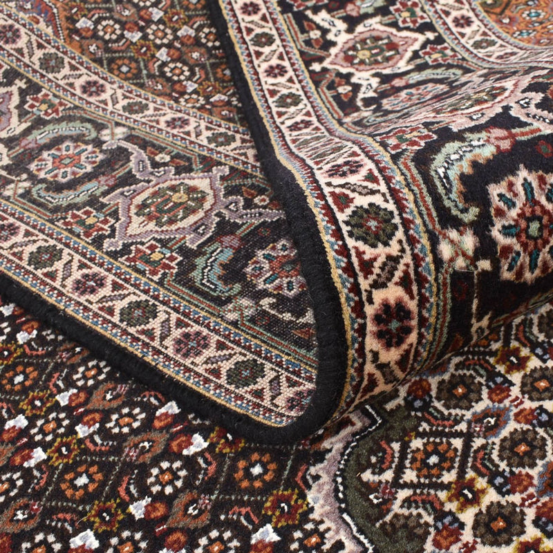 Tappeto Persero - Tabriz - Reale quadrato  - 203 x 203 cm - marrone