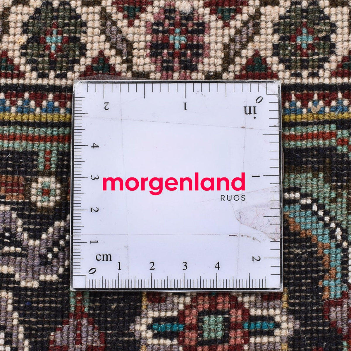 Tappeto Persero - Tabriz - Reale quadrato  - 203 x 203 cm - marrone