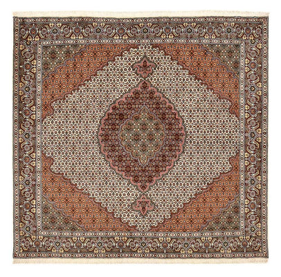 Tappeto Persero - Tabriz - Reale quadrato  - 203 x 199 cm - multicolore