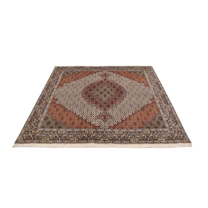 Tappeto Persero - Tabriz - Reale quadrato  - 203 x 199 cm - multicolore