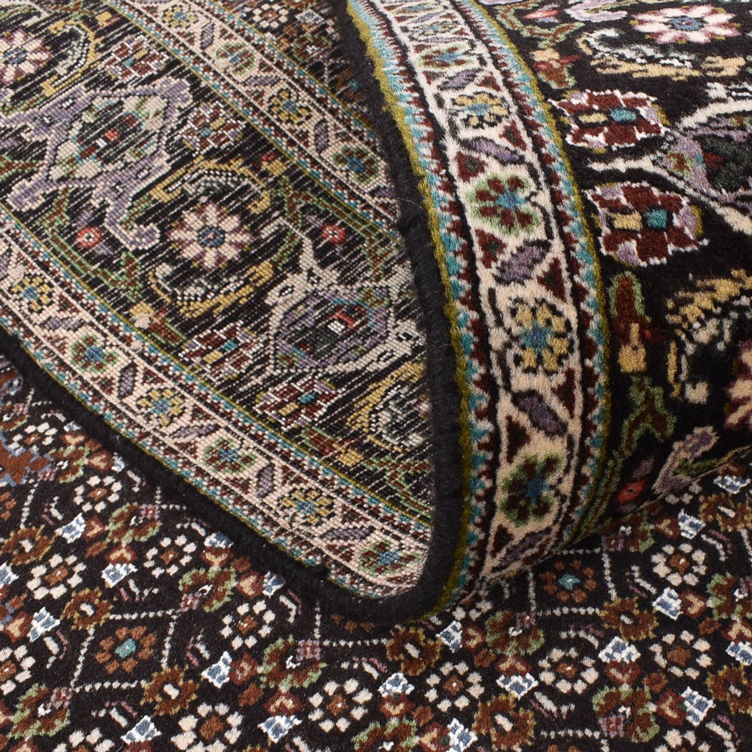 Tappeto Persero - Tabriz - Reale quadrato  - 201 x 200 cm - marrone