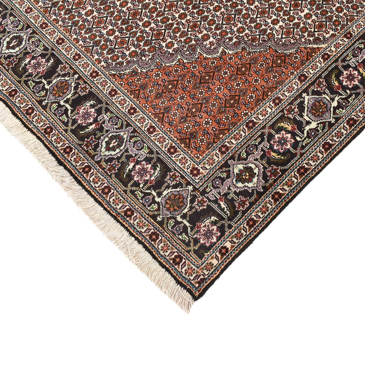 Tappeto Persero - Tabriz - Reale quadrato  - 206 x 200 cm - marrone