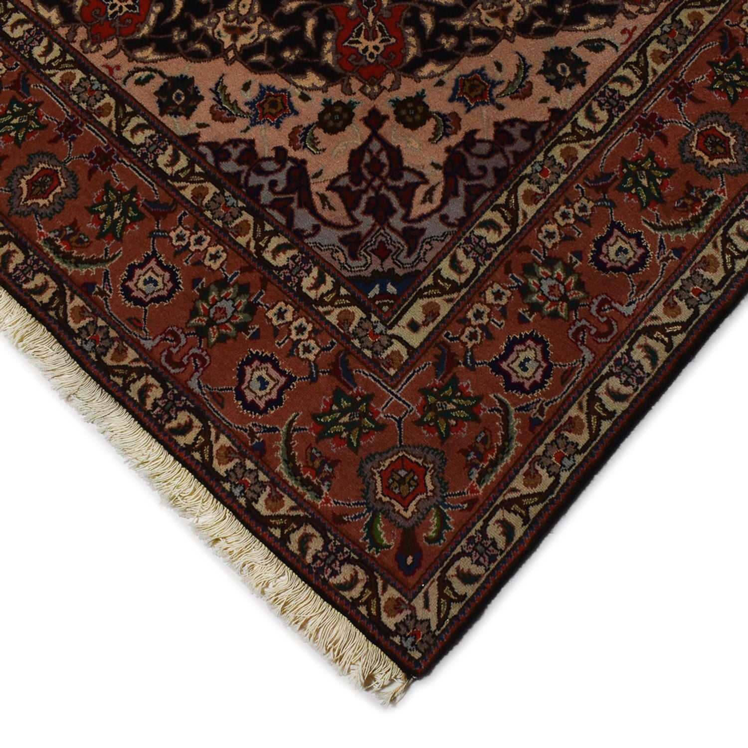 Tappeto Persero - Tabriz - Reale - 308 x 201 cm - blu scuro