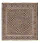 Tappeto Persero - Tabriz - Reale quadrato  - 212 x 198 cm - marrone