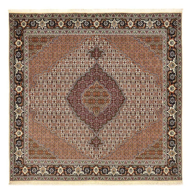 Tappeto Persero - Tabriz - Reale quadrato  - 204 x 200 cm - marrone chiaro