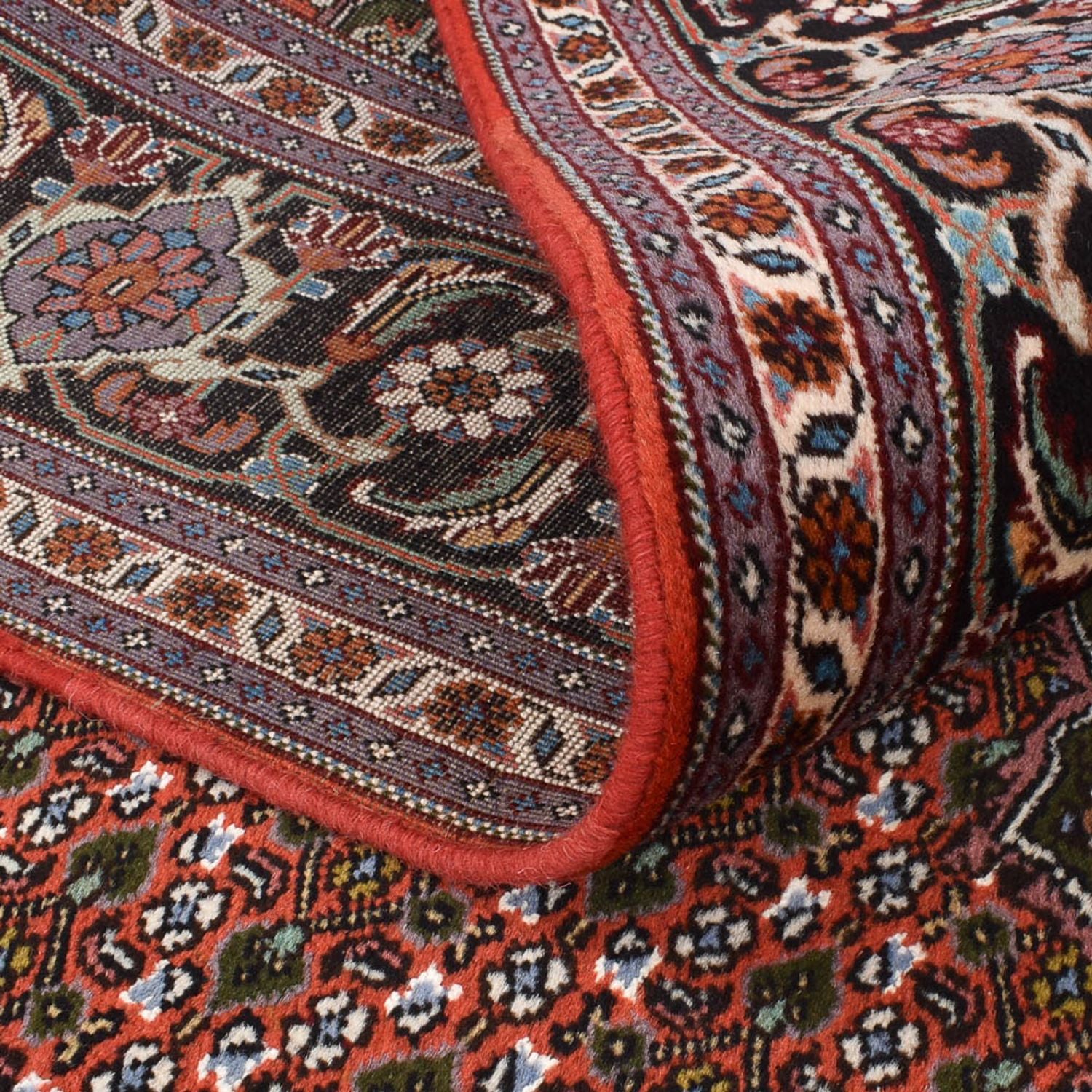 Tappeto Persero - Tabriz - Reale quadrato  - 245 x 245 cm - ruggine