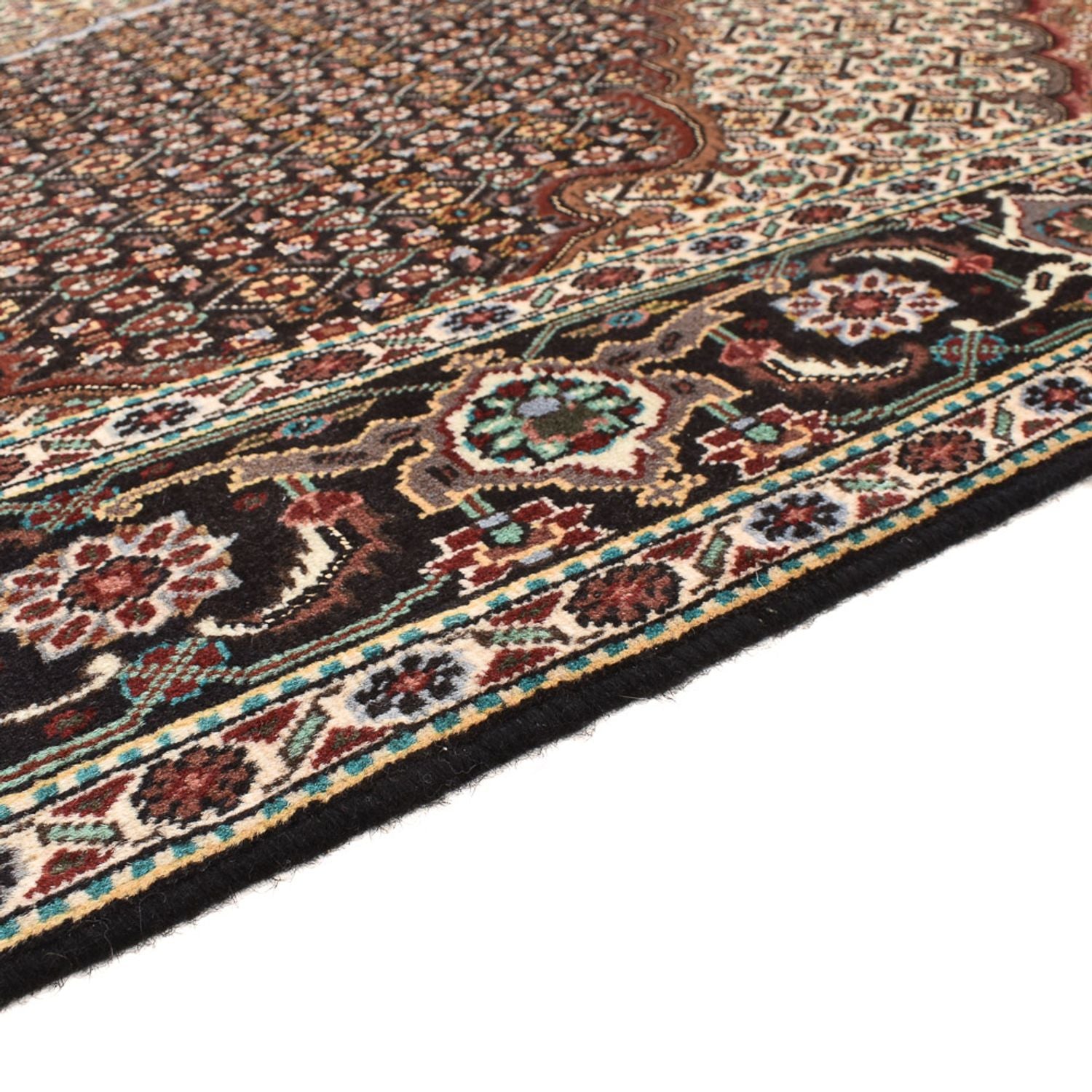 Tappeto Persero - Tabriz - Reale quadrato  - 204 x 200 cm - marrone
