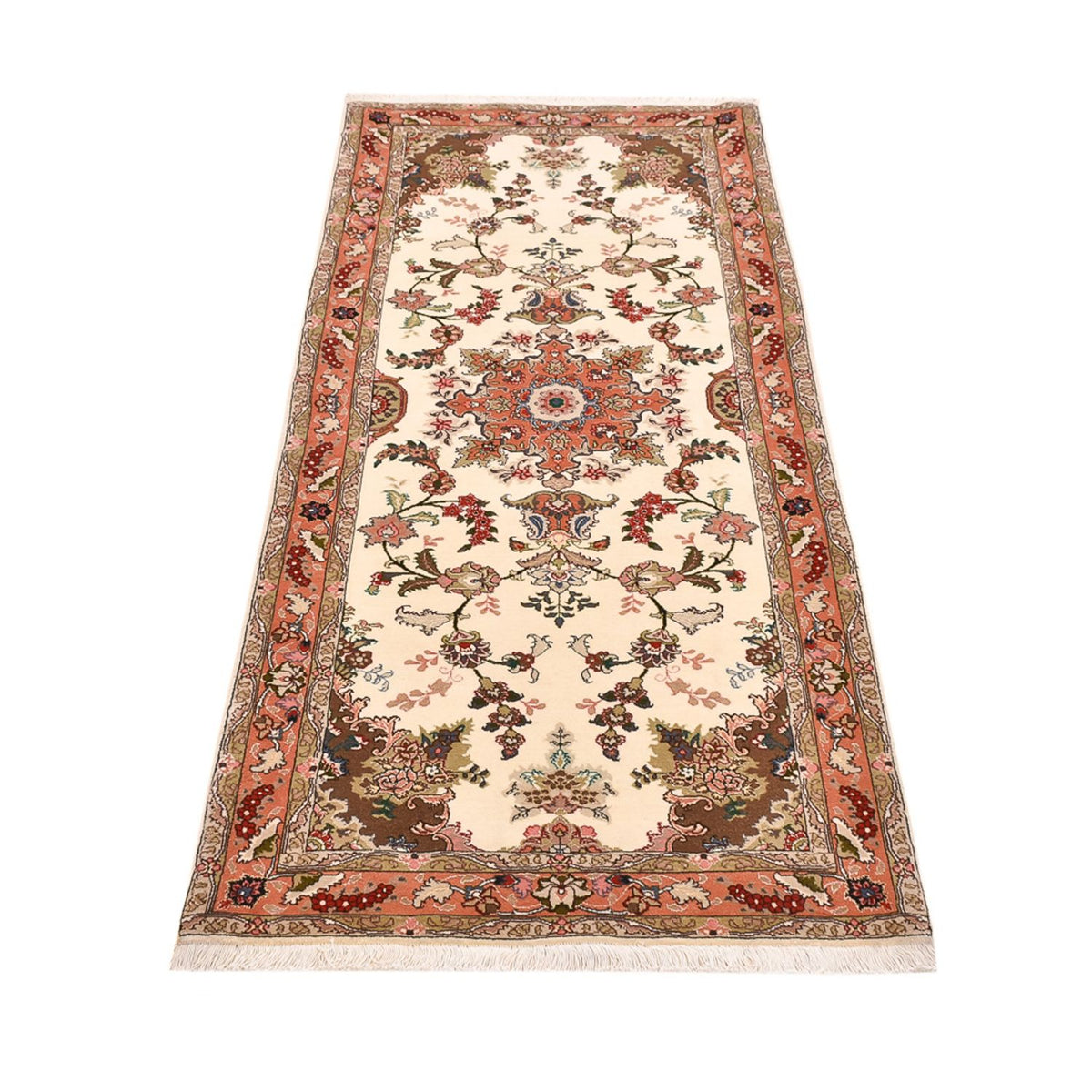 Tappeto corsia Tappeto Persero - Tabriz - Reale - 205 x 82 cm - multicolore