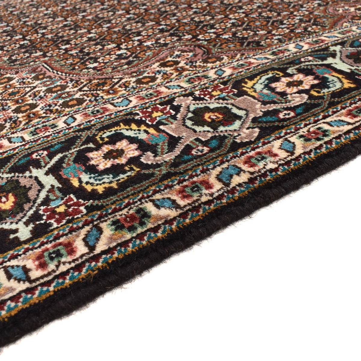 Tappeto Persero - Tabriz - Reale quadrato  - 208 x 204 cm - marrone