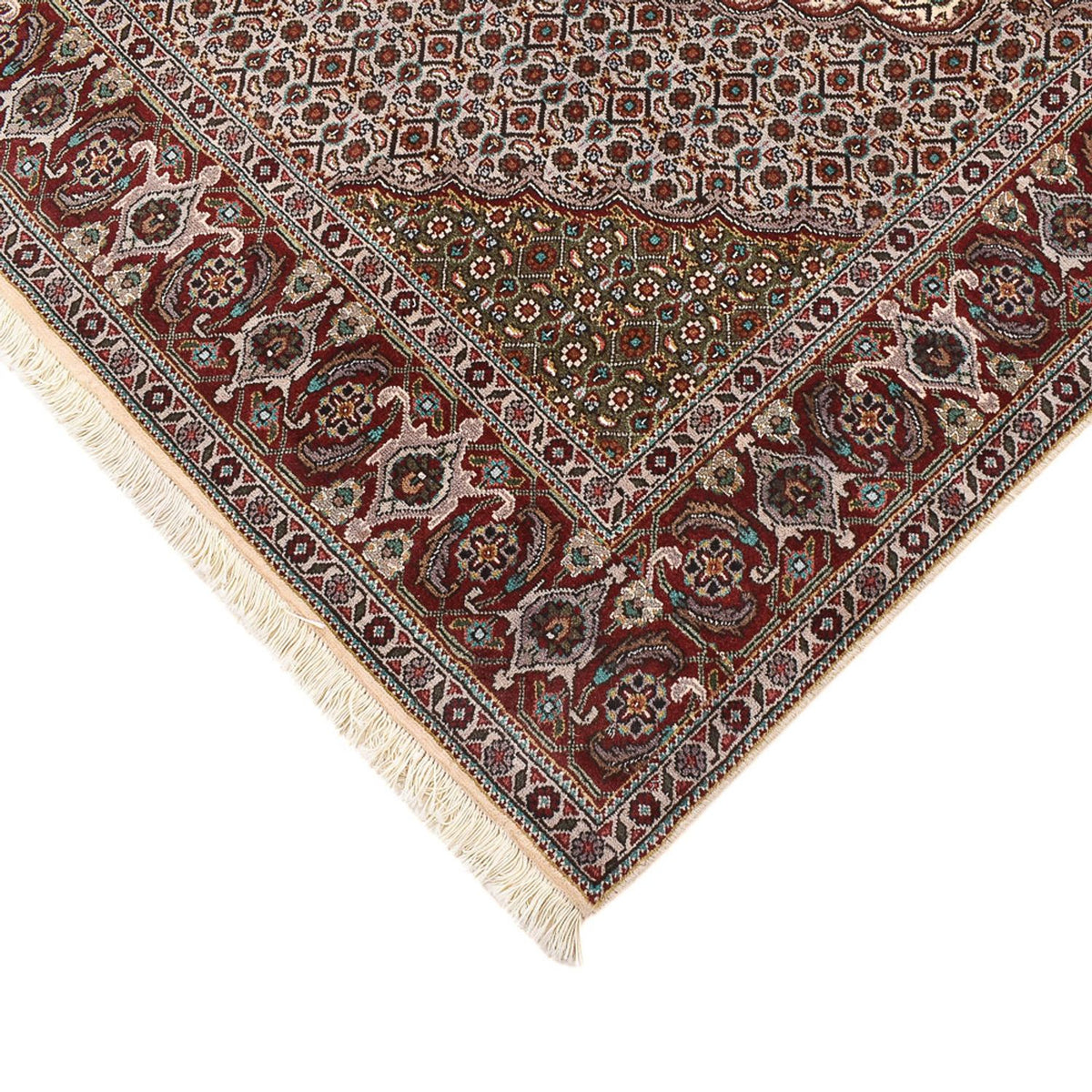 Tappeto Persero - Tabriz - Reale quadrato  - 201 x 200 cm - marrone chiaro