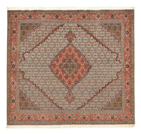 Tappeto Persero - Tabriz - Reale quadrato  - 204 x 196 cm - marrone chiaro