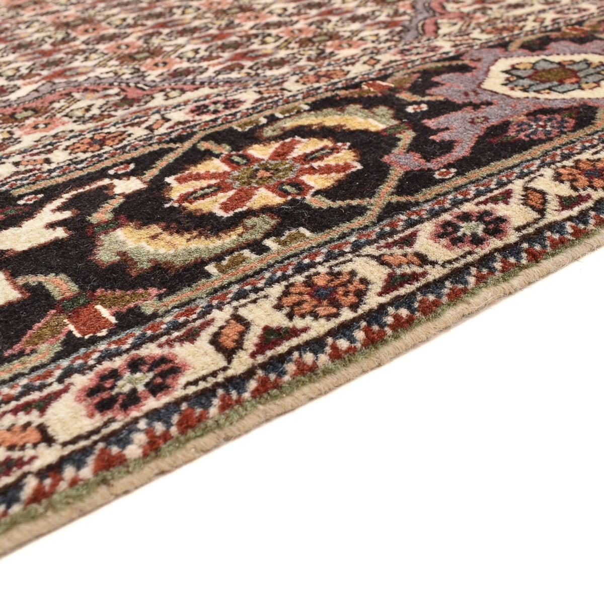 Tappeto Persero - Tabriz - Reale quadrato  - 198 x 194 cm - marrone chiaro