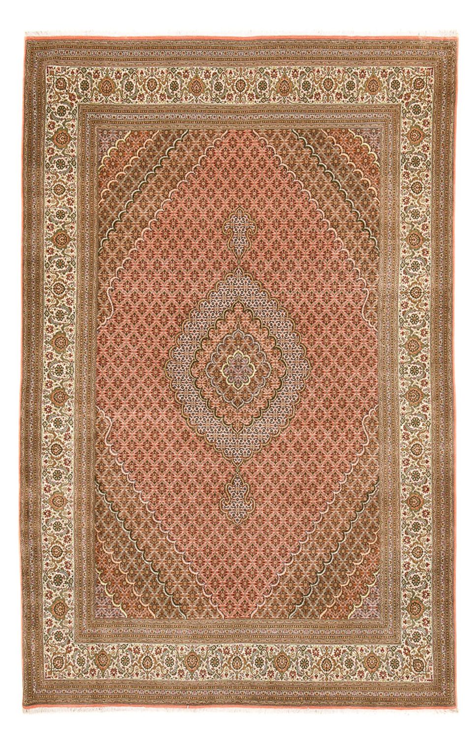 Tappeto Persero - Tabriz - Reale - 390 x 250 cm - rosso chiaro
