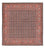 Tappeto Persero - Tabriz - Reale quadrato  - 210 x 200 cm - rosso chiaro