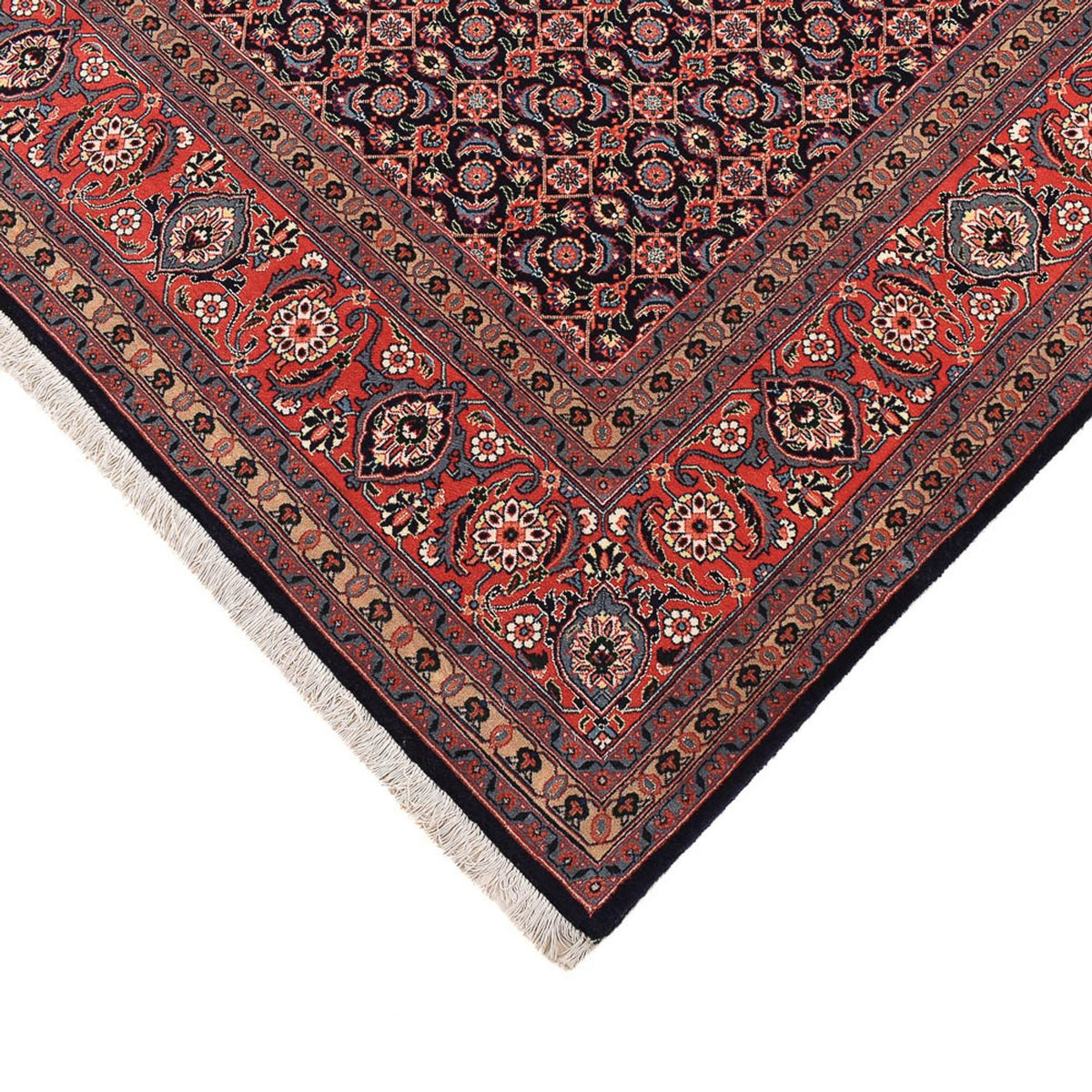 Tappeto Persero - Tabriz - Reale quadrato  - 210 x 200 cm - rosso chiaro