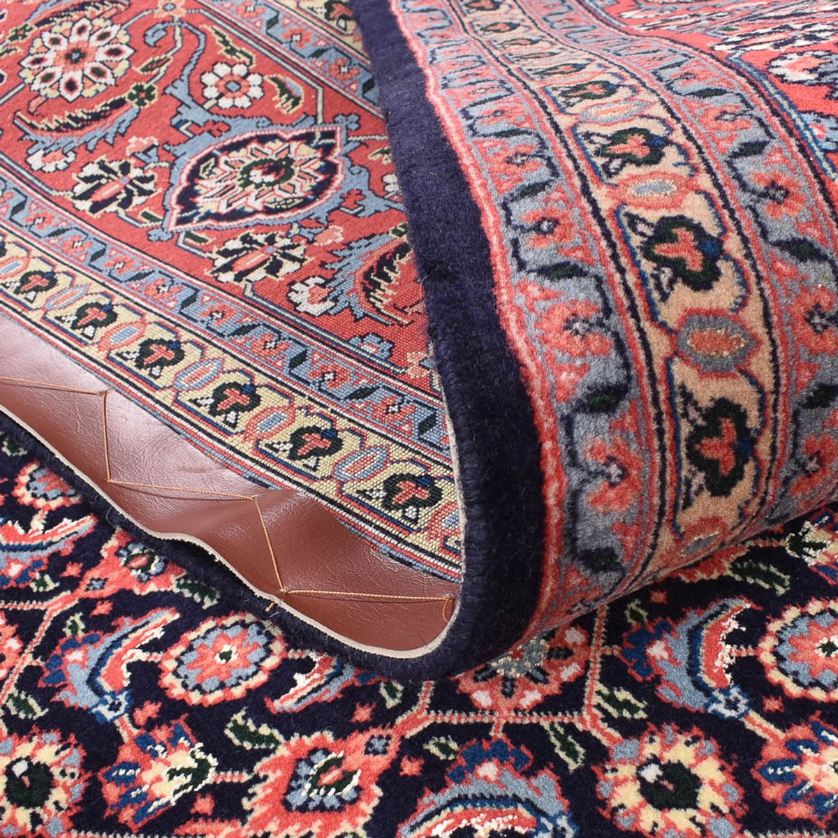 Tappeto Persero - Tabriz - Reale quadrato  - 210 x 200 cm - rosso chiaro