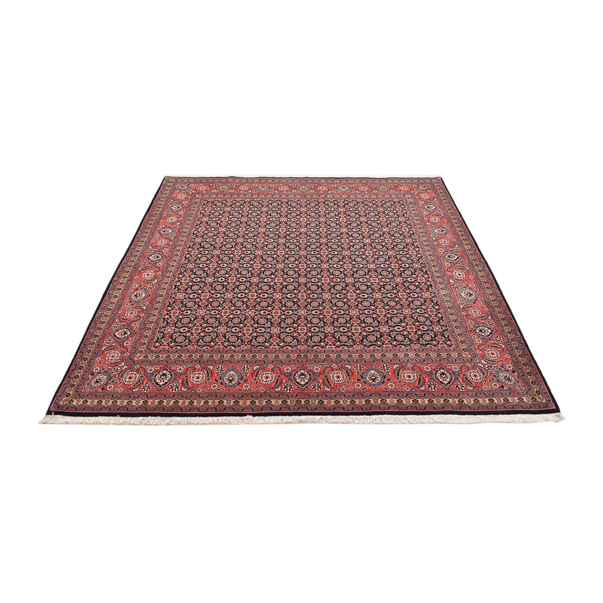 Tappeto Persero - Tabriz - Reale quadrato  - 210 x 200 cm - rosso chiaro