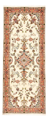 Tappeto corsia Tappeto Persero - Tabriz - Reale - 203 x 81 cm - crema