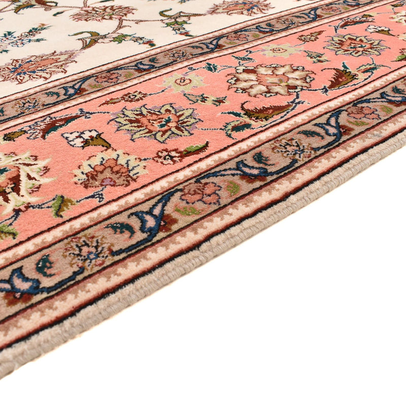 Tappeto Persero - Tabriz - Reale quadrato  - 210 x 204 cm - beige chiaro