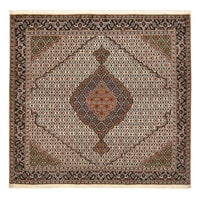 Tappeto Persero - Tabriz - Reale quadrato  - 204 x 200 cm - marrone chiaro