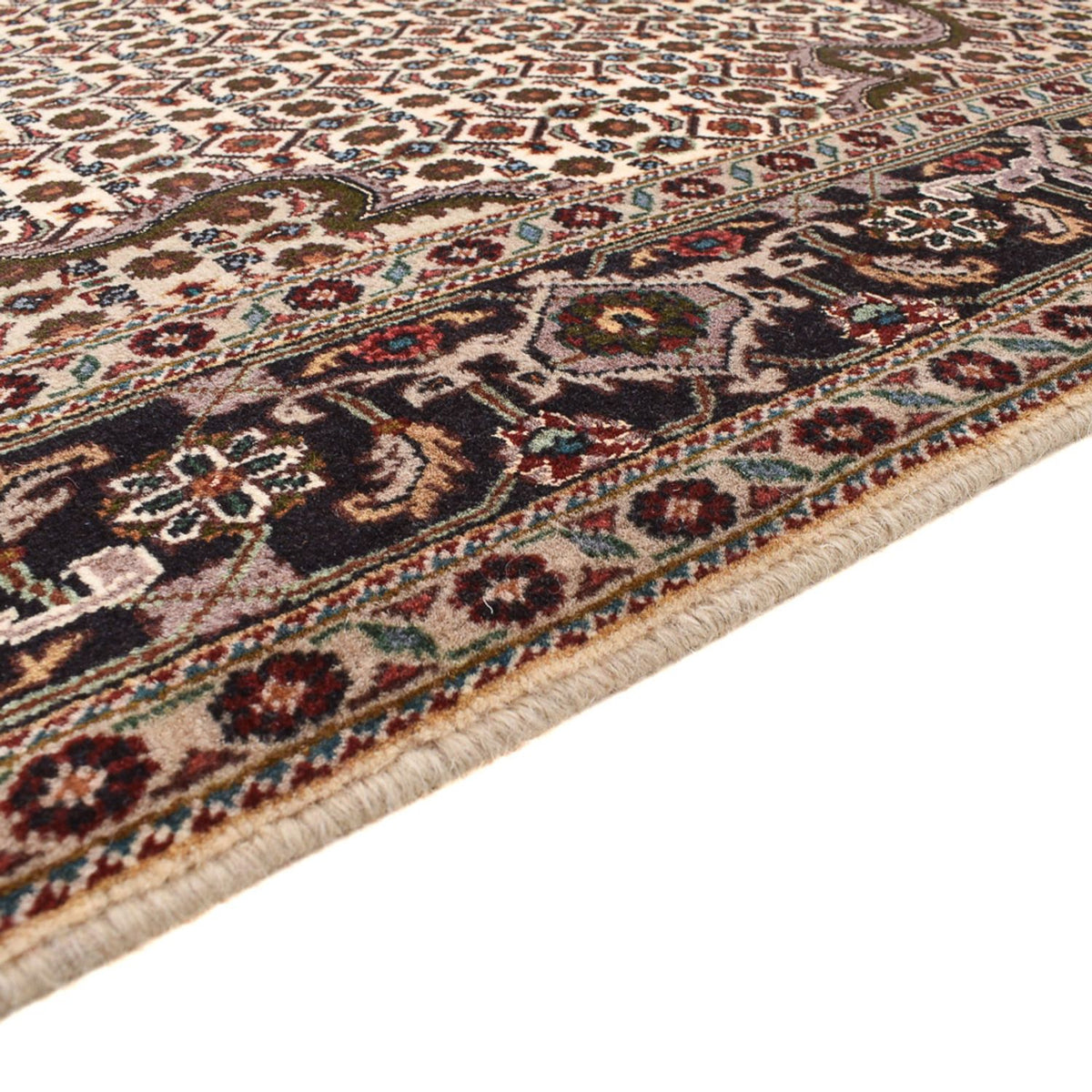 Tappeto Persero - Tabriz - Reale quadrato  - 204 x 200 cm - marrone chiaro