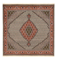 Tappeto Persero - Tabriz - Reale quadrato  - 212 x 201 cm - marrone chiaro