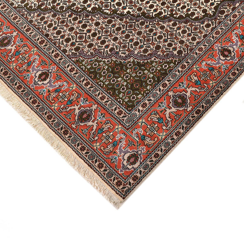 Tappeto Persero - Tabriz - Reale quadrato  - 212 x 201 cm - marrone chiaro