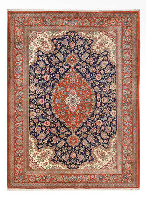 Tappeto Persero - Ghom - 345 x 250 cm - blu scuro