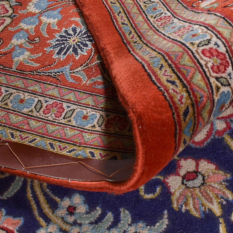 Tappeto Persero - Ghom - 345 x 250 cm - blu scuro