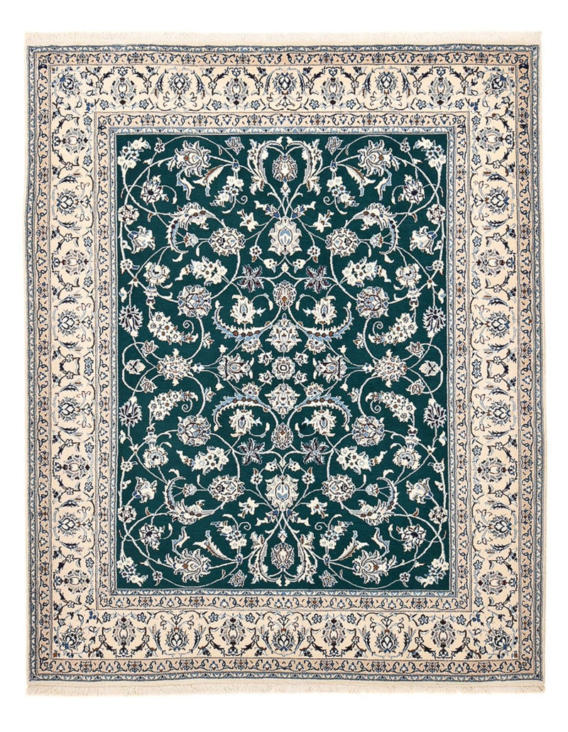 Tappeto Persero - Nain - Reale - 254 x 198 cm - verde scuro