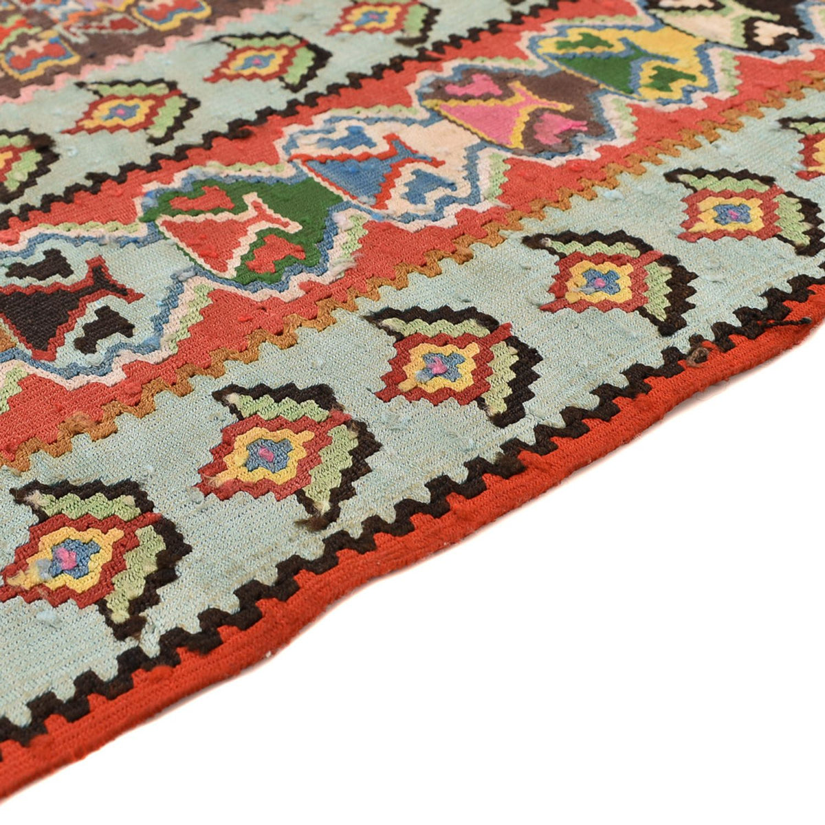 Tappeto Kelim - Orientale - 258 x 160 cm - rosso chiaro