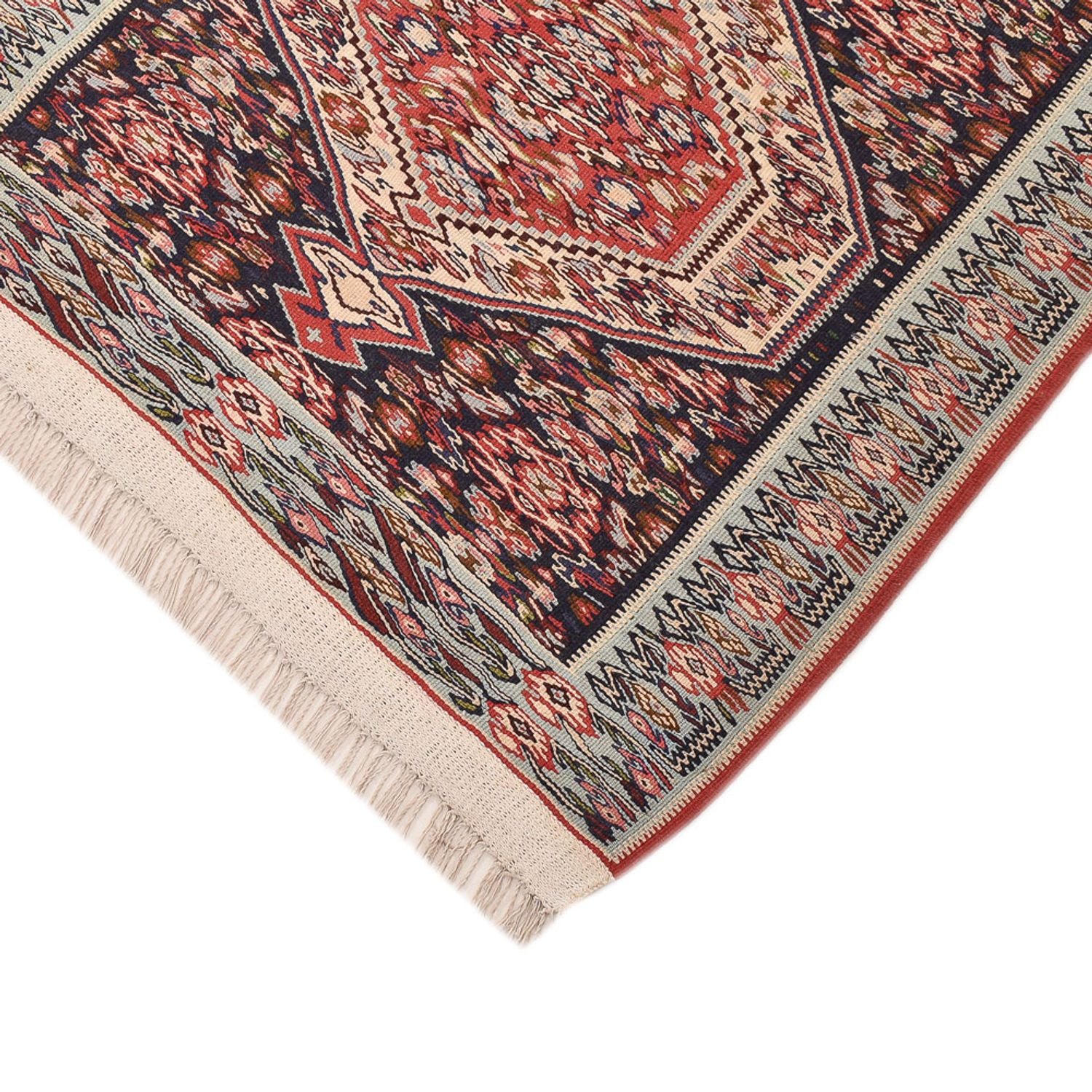 Tappeto corsia Tappeto Kelim - Orientale - 395 x 85 cm - beige scuro