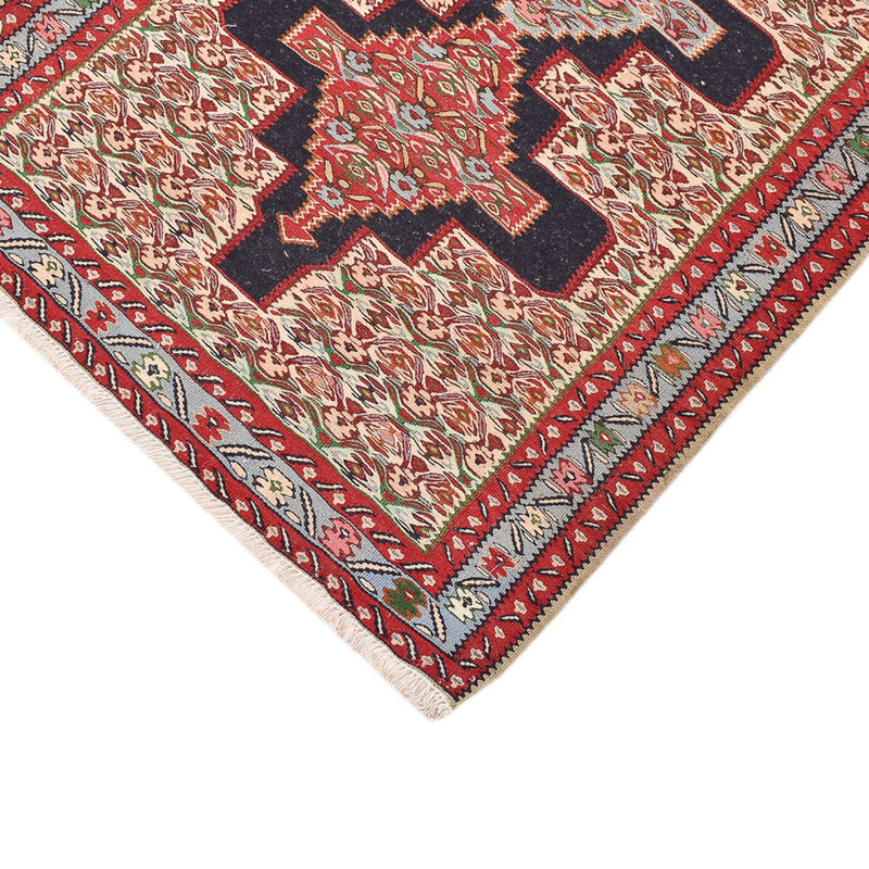 Tappeto corsia Tappeto Kelim - Orientale - 395 x 87 cm - blu scuro