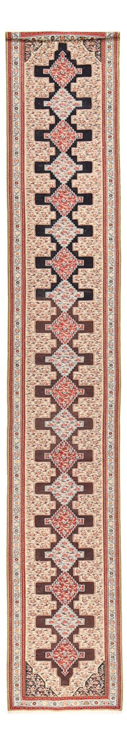 Tappeto corsia Tappeto Kelim - Orientale - 495 x 85 cm - blu scuro